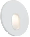LED Wandeinbauleuchte Wall rund 78mm 1,1W 65lm 230V 2700K Wei&szlig;