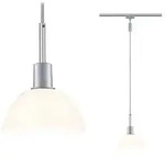 URail Pendel Sarrasani E14 max. 20W dimmbar 230V Chrom matt Opal