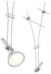 CorDuo Seilsystem Comet Einzelspot GU5,3 max. 50W dimmbar 12V Chrom matt