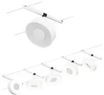 CorDuo LED Seilsystem Circle Basisset 5x180lm 5x5W 3000K 230/12V Wei&szlig; matt Chrom