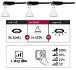 Standard 230V 3-Step-Dim LED Reflektor GU10 Choose 3-Step-Dim GU10 230V 3x460lm