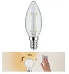 Filament 230V 3-Step-Dim LED Kerze E14 250lm 2,7W 2700K dimmbar Klar