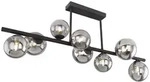 Riha Deckenleuchte Metall Schwarz Matt, 9X G9 Led