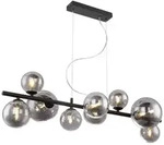 Globo 56133-9H Riha H&auml;ngeleuchte Metall Schwarz Matt, 9X G9 Led