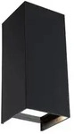 LED Au&szlig;enwandleuchte Flame IP44 eckig 65x70mm 3000K 2x2,8W 2x290lm 230V Anthrazit