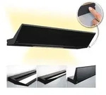 LED Wandleuchte 3-Step-Dim Ranva 2700K 1.400lm / 210lm 230V 13 / 1x2W dimmbar Schwarz