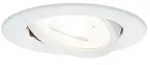 LED Einbauleuchte Nova Basisset schwenkbar rund 84mm 50&deg; GU10 3x6,5W 3x460lm 230V