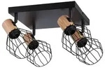 Deckenstrahler Lanka E14 230V max. 4x20W dimmbar Schwarz