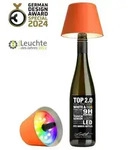 Sompex TOP 2.0 - Orange, RGBW-Akku-Flaschenleuchte