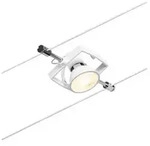 CorDuo Seilsystem Mac II Einzelspot GU5,3 max. 10W 12V Wei&szlig; matt Chrom