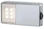LED Schrankleuchte Batterie SnapLED 53x95mm 25lm 2700K Silber