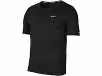 Nike Dri-FIT Miler Lauf T-Shirt, schwarz, XL, Herren Herren CU5992-010