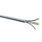 Roline UTP-100M CAT6a Netzwerk Verlegekabel, grau, Draht, LSOH