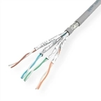 Roline S/FTP-300M CAT6a Kabel, grau, Draht