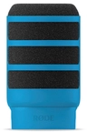 Rode WS14 Windschutz, blau, passend f&uuml;r Podmic und Podmic USB