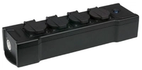 Showgear PowerBox 4 Splitbox, IN: Powercon blau