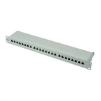 Roline 26110351 Patchpanel, 19'', 2HE, 24-Port, GRAU