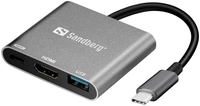 Sandberg 136-00 USB C Mini Docking Station