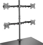 Lindy 40659, Lindy Quad Display Bracket w/ Pole & Desk Clamp - Befestigungskit -
