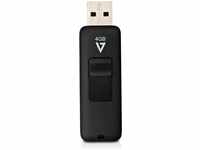 V7 VF24GAR-3E, V7 VF24GAR-3E - USB-Flash-Laufwerk - 4 GB - USB 2.0 - Schwarz