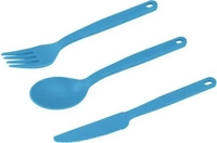 Sea to Summit 005405, Sea to Summit Camp Cutlery 3PC Set blau 3-teilig - Farbe cendre