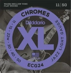Saitensatz D'Addario ECG24 Flat Wound Jazz Light