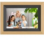 DigiFrame 10B WiFi buche+schwarzes Passepartout, digitaler Bilderrahmen