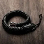4881 Univ. Braided Wristband black, geflochtenes Armband