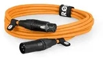 XLR3M-O Premium XLR orange 3m Mikrofonkabel