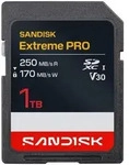 1 TB SDXC-Karte Extreme PRO UHS-I V30 U3 R250MB/s / W170MB/s 4K UHD