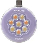 Mini-Smartphone-Leuchte cookie rund, lavendel