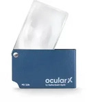 ocularX M2 2,5x Taschenlupe blau