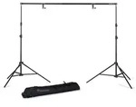 Hintergrund Set 2 Lampensta. Querstange, Klemmen u.m.