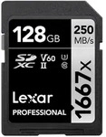 1667x SDXC 128 GB, C10, U3, V60 Professional Speicherkarte