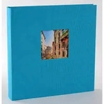 Bella Vista 30x31 cm, 60 wei&szlig;e Seiten, t&uuml;rkis, Buchalbum