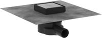 Hansgrohe RainDrain Point Komplettset, Punktablauf, Edelstahl geb&uuml;rstet /