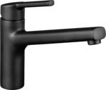 Sp&uuml;ltischmischer KWC Luna E Schwenkauslauf, Ausladung 225 mm, schwarz matt -