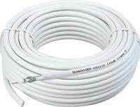 SAT Koaxialkabel 110 dB, wei&szlig; - Rolle 100 m ** 1m/0,91 EUR