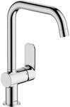 Sp&uuml;ltischmischer Hansabasic, Ausladung 200 mm, Hebel seitlich, chrom - 55562203