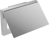 Papierrollenhalter Hewi System 900 Q, mit Deckel, chrom - 900Q21.00140