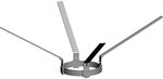 WOLF Abstandhalter (4 St&uuml;ck) aus Polypropylen - DN80/125 - 2651478