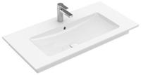 Waschtisch Villeroy & Boch Venticello 800 x 500 mm, 1 Hahnloch, mit &Uuml;berlauf, wei&szlig;