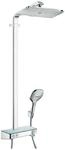 Brause-System Hansgrohe Raindance Select E 360 Handbrause, Kopfbrause 360 x 190 mm