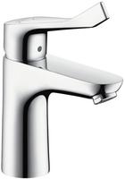 Waschtischmischer Hansgrohe Focus Care 100, mit Zugstange, chrom - 31911000