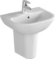 Handwaschbecken VitrA S20 450 x 355 mm, mit &Uuml;berlauf, 1 Hahnloch mittig, wei&szlig; -
