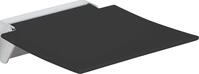 Klappsitz Hewi System 900, anthrazit grau, 350 x 373 mm - 950.51.20590 92