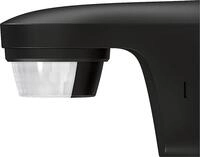 Wand Bewegungsmelder theben theLuxa S180 Schwarz Aufbau, 180&deg; (Quer/Front) 12/5m