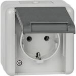 Aufputz-Steckdose Jung 820 W / WG 800 - 1-fach