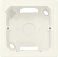 Aufputzkappe Siemens 5TG2901 1-fach, titanwei&szlig; - 84 x 42,5 mm
