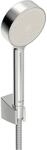 Hansa Hansabasicjet Handbrause-Set, 1 Strahlart, &Oslash; 95 mm, Schlauch chrom - 1500 mm -